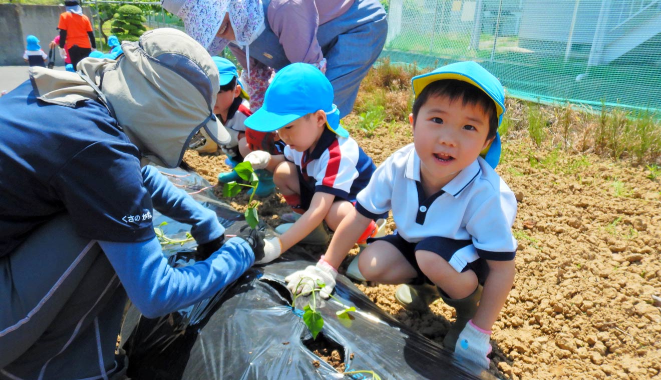 福島県二本松市 つばさ保育園 かすみ園の園児